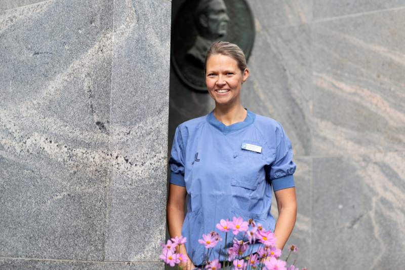 Eva Nordendahl utanför Eastmaninstitutet
